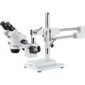 United Scope Llc. AmScope SM-4B 7X-45X Binocular Stereo Zoom Microscope on Double Arm Boom Stand SM-4B